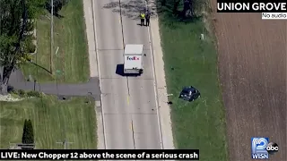 LIVE: Serious crash involving FedEx truck