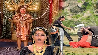 हनुमान जी ने लगायी रावण के सोने की लंका में आग - लंका दहन | Jai Bajrangbali Full Movie