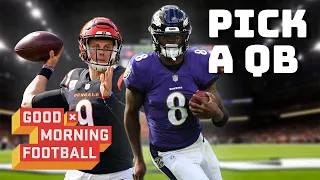 Lamar or Burrow: Better Week 7 Matchup? | Good Morning Football