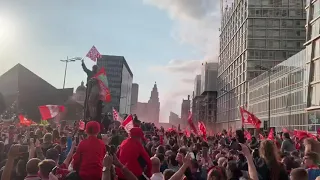 Liverpool FC European Cup Victory Parade 2nd June 2019