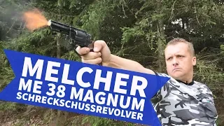 Blank gun: the Melcher ME 38 Magnum revolver in antique look in practice