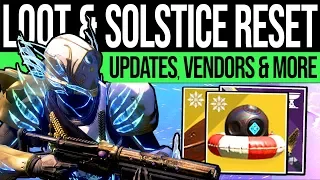 Destiny 2 | SOLSTICE RESET & REWARDS! New Updates, Bounties, Vendors, Eververse & More (6th August)