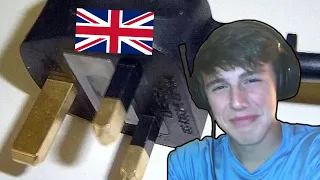 American Reacts to "Why BRITISH PLUGS Are the Best"