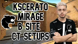 How KSCERATO Holds B & CAT on Mirage CT Side (PRO CS:GO GUIDE)