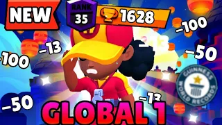 I PLAYED with GLOBAL 1 MEG 😲but... `Brawl Stars English Solo Showdown