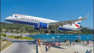 INSANE LOW PASS LANDINGS in SKIATHOS Compilation low landings 2022 | AVIONATOR #lowpass #landings