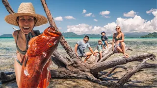 Remote Island CATCH and COOK with the family // EP53
