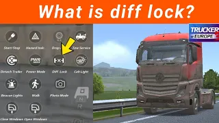 What is diff lock? Explanation of the list of buttons truckers of Europe 3 🔥🔥