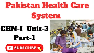 Pakistan Health Care System CHN-I [Unit-3 Part-I] || Health Care Delivery System BSN By Farman KMU.