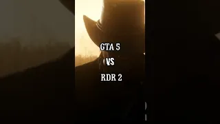 GTA 5 VS RDR 2 | Which one the best game? #shorts #rdr2 #gta5