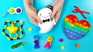 TESTANDO FIDGET TOYS DIVERTIDOS 👻 Competição com o Rick + Trollagem