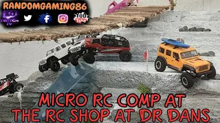 Micro R/C Competition (part 1) 1/24 & 1/18 Scale Crawlers at The RC Shop at Dr Dans.