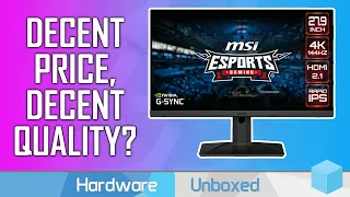 MSI Optix MAG281URF Review, Is This Cheaper 4K 144Hz Monitor Worth It?