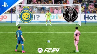 FC 24 | Al Nassr vs Inter Miami | Ronaldo vs Messi | Penalty Shootout - PS5 Gameplay