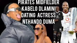 nthando Duma dating  defense midfielder pirates soccer player kabelo Dlamini//South African youtuber
