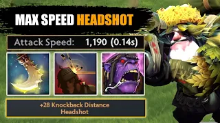 Infinite Headshot knockback with Max Attack Speed | Ability draft