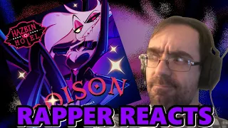 INCREDIBLY POWERFUL | Rapper Reacts to "Poison" from Hazbin Hotel