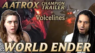 Arcane fans react to Aatrox World Ender Trailer & Voice Lines | League Of Legends