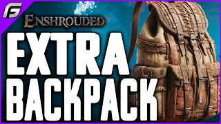 Enshrouded HOW TO UPGRADE BACKPACK - Enshrouded Craft Extra Backpack and Storage (Tips and Tricks)