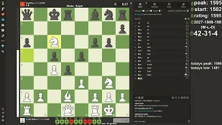 Tyler1 Gets 1600 Elo in Rapid Chess