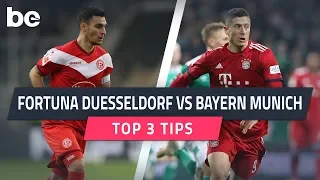 Bundesliga | Top 3 betting tips for Fortuna Dusseldorf vs Bayern Munich