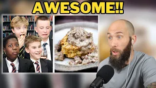 South African Reacts to Brits Trying Biscuits and Gravy for the First Time