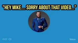 The McGregor vs Michael Bisping Twitter Voicenote (Part 2)