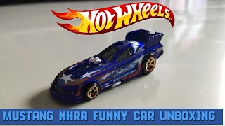 Mustang NHRA Funny Car Unboxing | HW Drag Strip 5/10 | Jeev's Universe