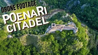 Aerial Journey: Exploring Poenari Castle with Breathtaking Drone Footage