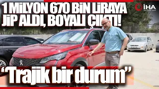 Sıfır Kilometre Aldığı Peugeot Jip Boyalı Çıktı