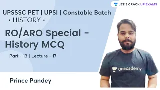 HISTORY MCQ - RO/ARO Special  | Day 14 | By  Prince Pandey