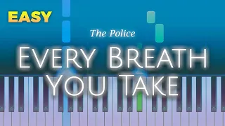 The Police - Every Breath You Take - EASY Piano TUTORIAL by Piano Fun Play