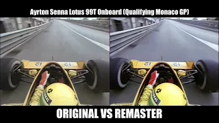 F1 1987 Ayrton Senna "Lotus 99T" Onboard (Qualifying Monaco GP) [REMASTER]