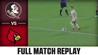 Florida State vs. Louisville Full Match Replay | 2023 ACC Women's Soccer