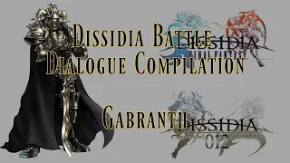 Dissidia Ultimate Dialogue Compilation - Gabranth