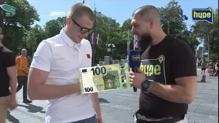 DEJAN PORAŽEN U CENTRU GRADA! Morao da da 100€ svakome ko ga POBEDI U IZAZOVU!