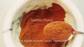 Kömbe BAHARATI evde nasıl hazırlarız tarifi - Nurmutfagi