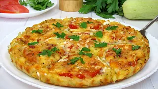 Пицца из кабачков. Очень вкусно! ☆ Ещё один удачный рецепт блюда из кабачков ☆ Кабачковая пицца