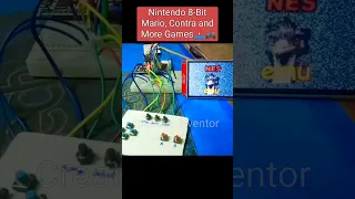 Nintendo 8-Bit Nes Emulator 🕹️🎮, Mario Contra and Many More Games, Arduino, Esp8266, Esp32, #shorts