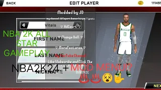 NBA 2K24 + MOD MENU!? No f1vm ANDROID | NBA 2K ALL STAR GAMEPLAY | BUSOG SA ROSTERS AT FEATURES 🤯