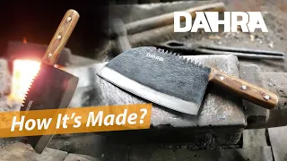 How it's made:  Dahra Chef Knife makes - special for Must Know channel