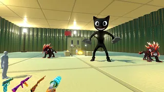 FPS PERSPECTIVE vs CARTOON CAT HOUSE RESCUE MISSION  -  Animal Revolt Battle Simulator