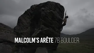 Bouldering in Torridon, Scotland | Oliver Miller Climbs Malcolm’s Arête