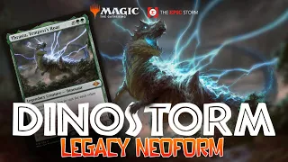 MTG Legacy DinoStorm? THIS DECK HAS BITE! Thrasta, Tempest's Roar Neoform Combo Magic: The Gathering