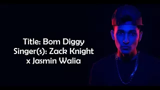 Bom Diggy Bom Bom song karoke version hindi &english