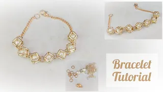 Bugle Beads cube Bracelet Tutorial / Bracelet Tutorial / DIY Bracelet / Beads Bracelet