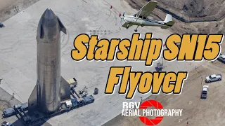 SpaceX Starship SN15 & Starbase Tx Flyover (May 07, 2021)