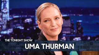 Uma Thurman Stopped Using Uber After Learning More About the Company | The Tonight Show