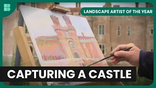 Stunning Art at 15th Century Castle - Landscape Artist of the Year - Art Documentary