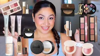 Dare To Try: Speed Makeup Review With Dolce Gabbana, Rare Beauty, Natasha Denona,  and YSL!